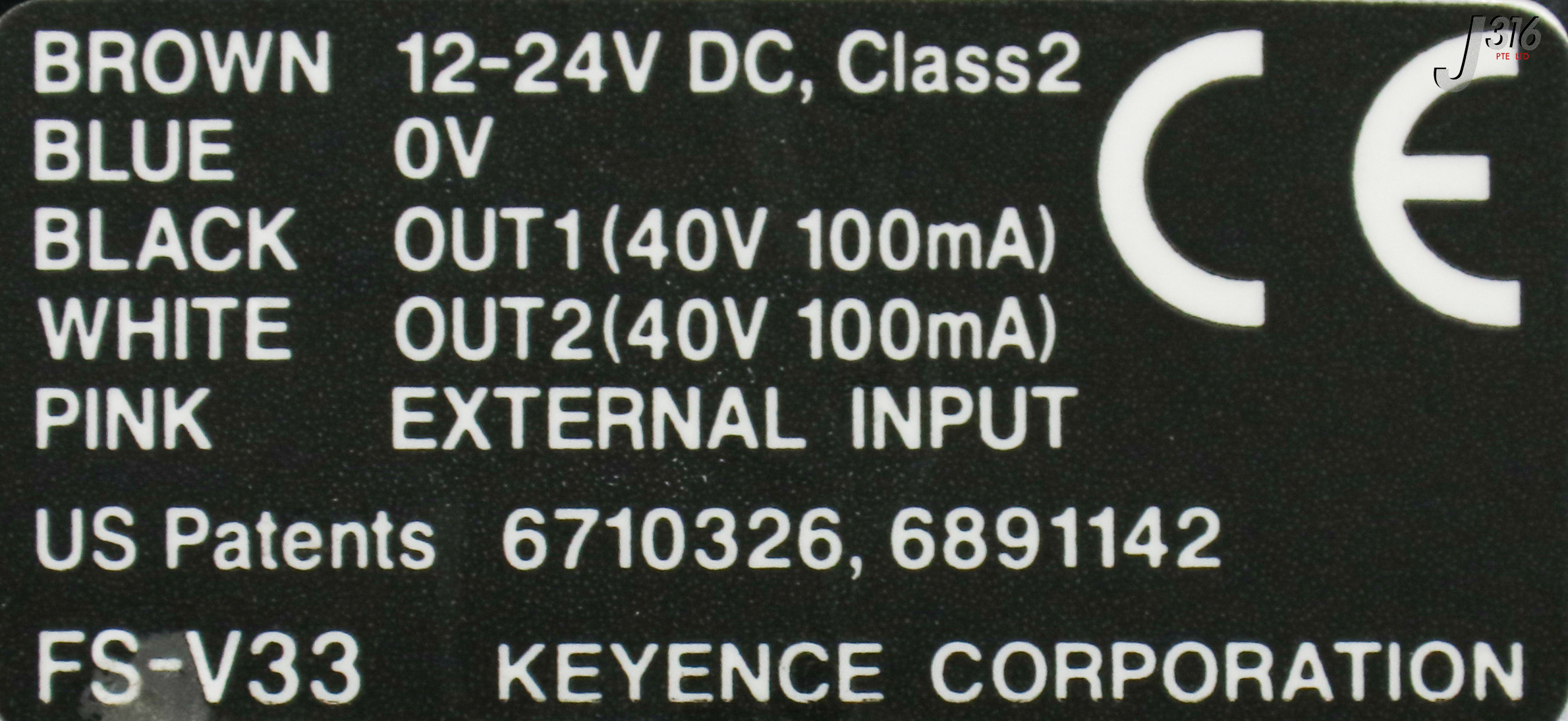 16478 KEYENCE DIGITAL FIBER OPTIC AMPLIFIER SENSOR, 12-24V DC FS